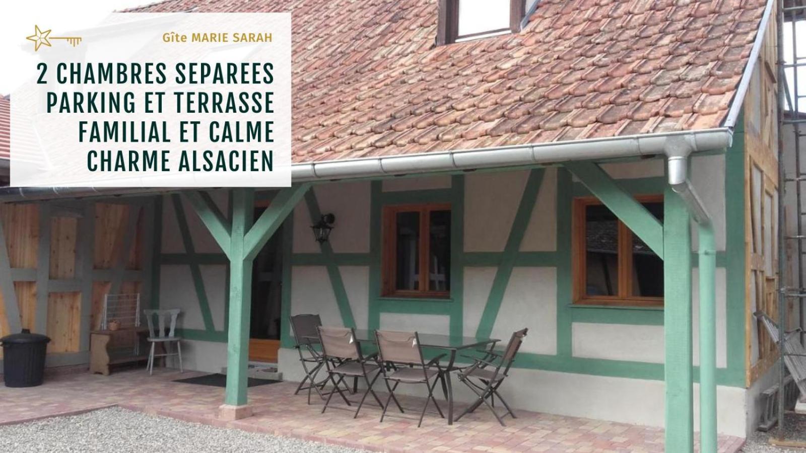 Gite Chez Marie-Sarah Petite Maison Calme Parking Ebersheim Buitenkant foto